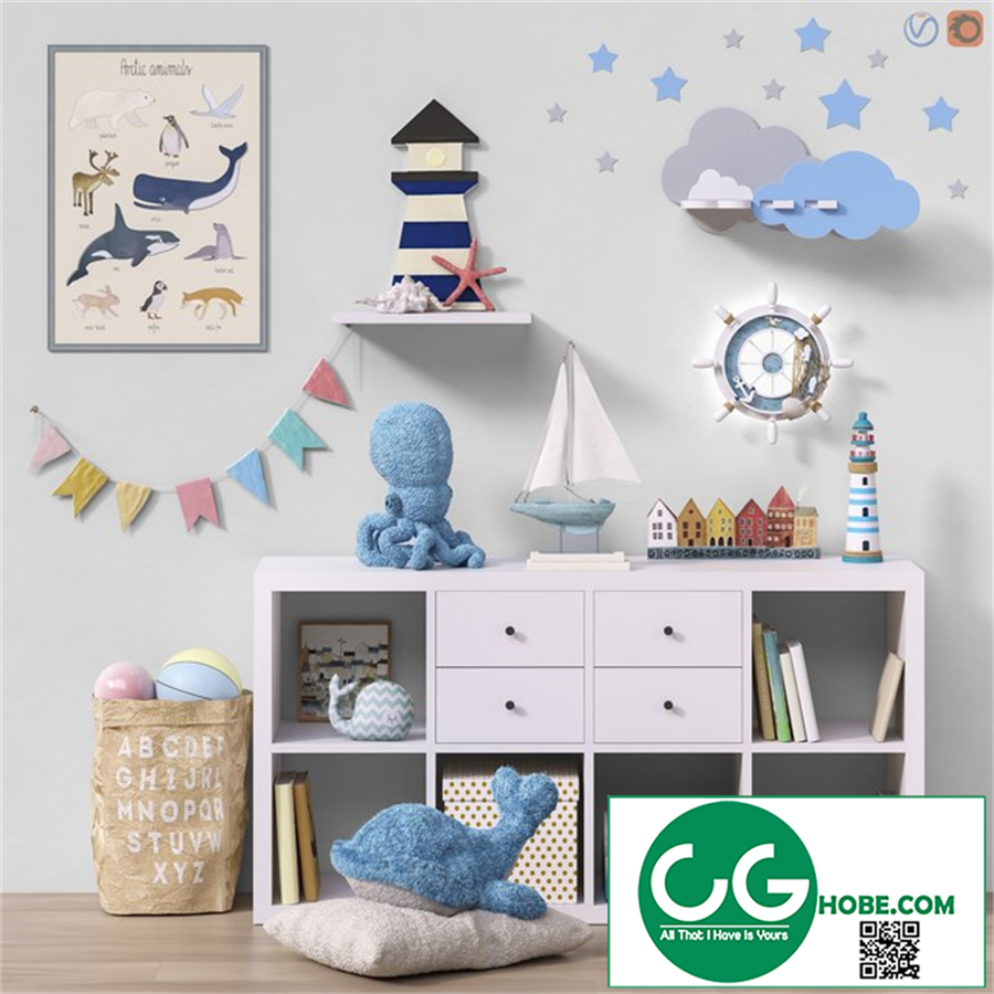 Toys and furniture set 48