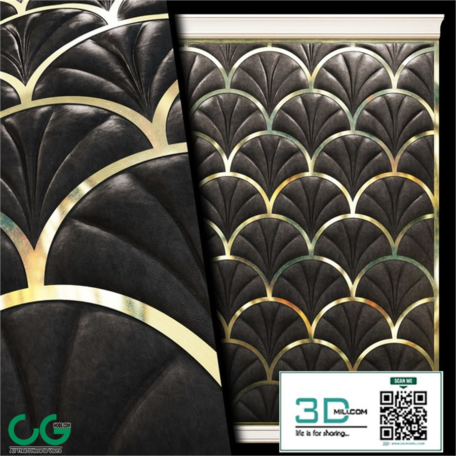Soft decorative wall panel Leather