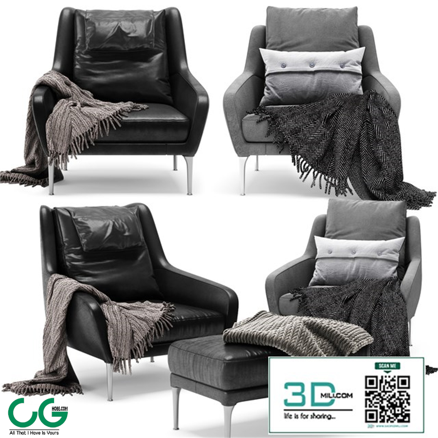 B & B Italia Edouard Armchair