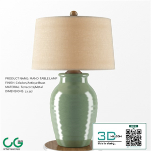 Mandi Table Lamp by Currey & Company