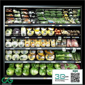 Shelves with vegetables 2