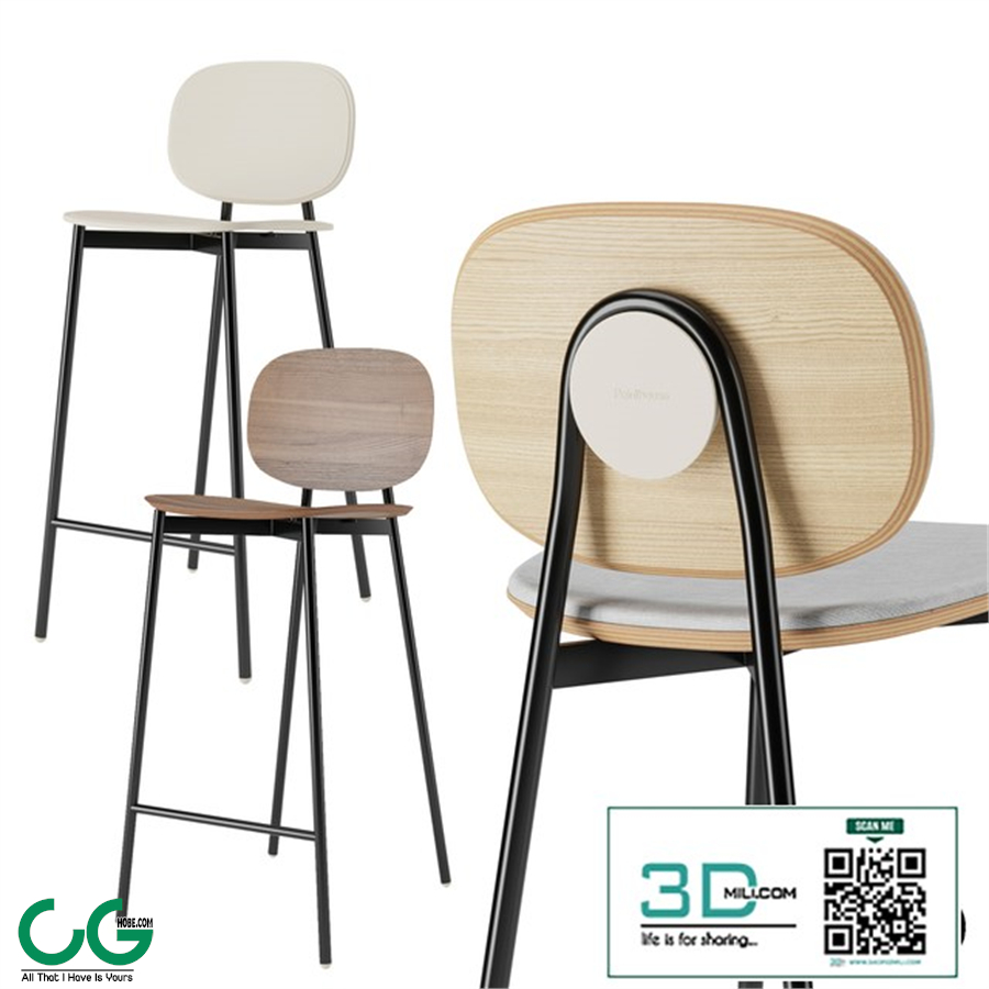 Tata Bar Stool by Pointhouse