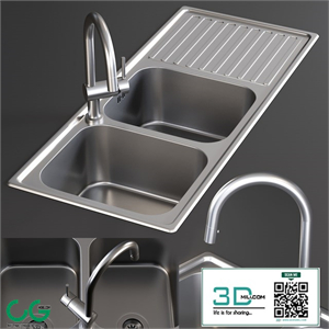 Sink Alba Mixer Smeg