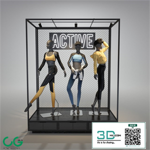 Sportswear female mannequin