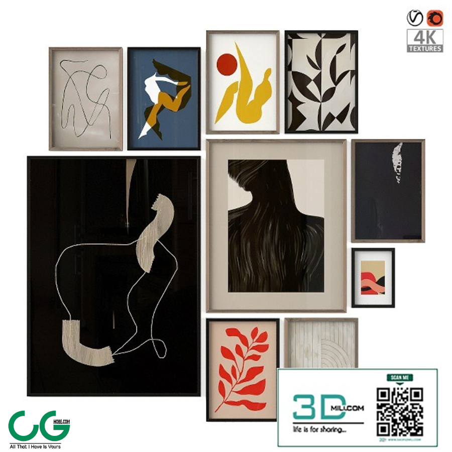 Abstract Posters Set 09