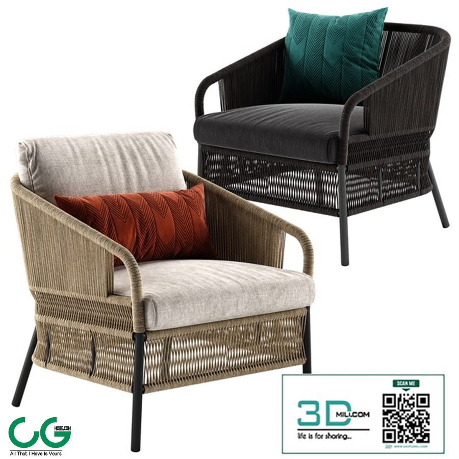 Varaschin Cricket lounge armchair