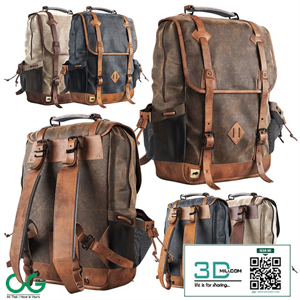 DAKOTA WAXED CANVAS COMMUTER BACKPACK