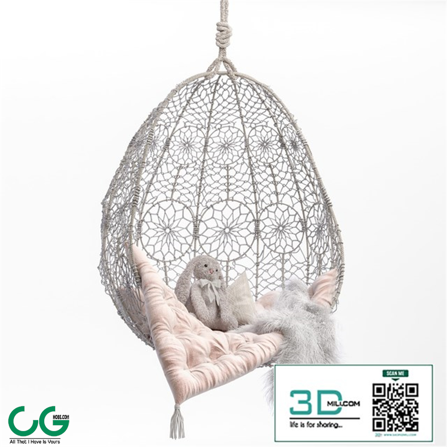 Garden swing Knotted Melati Hanging Chair