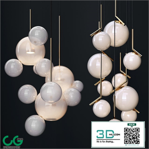 Chandeliers IC and G & C Bolle