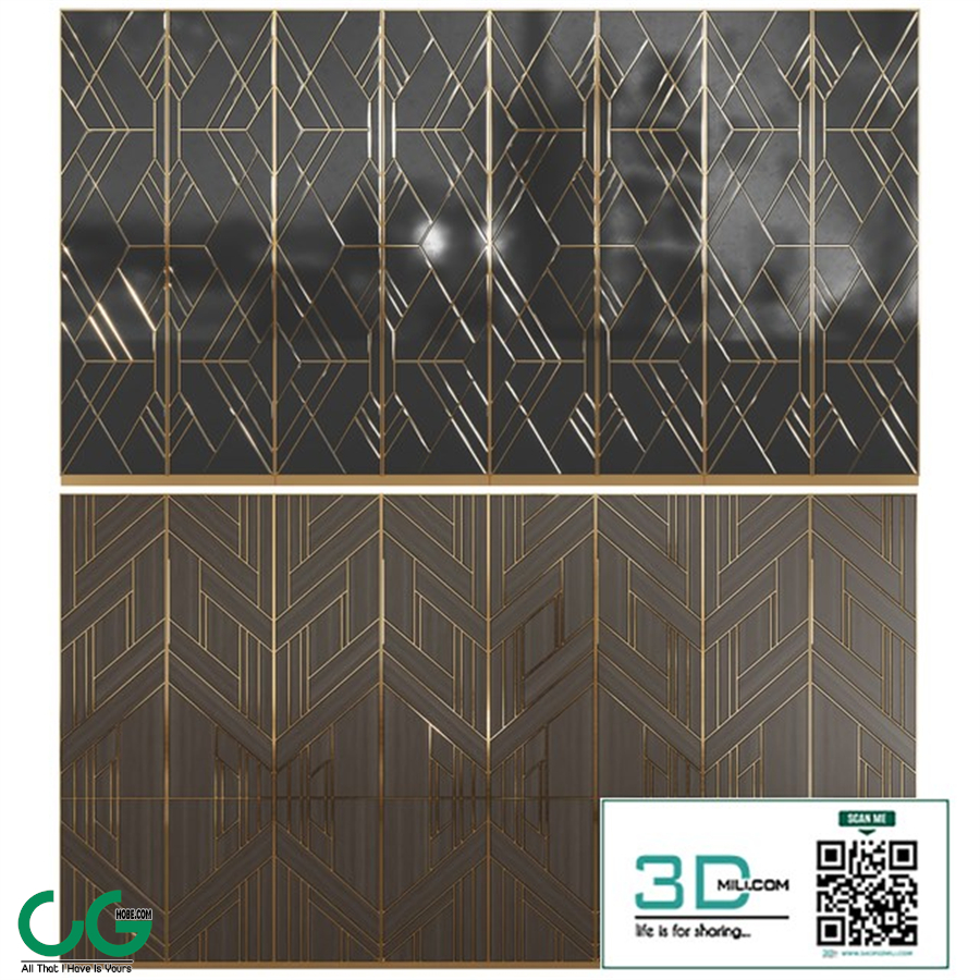 Cabinets in the style of art deco 03
