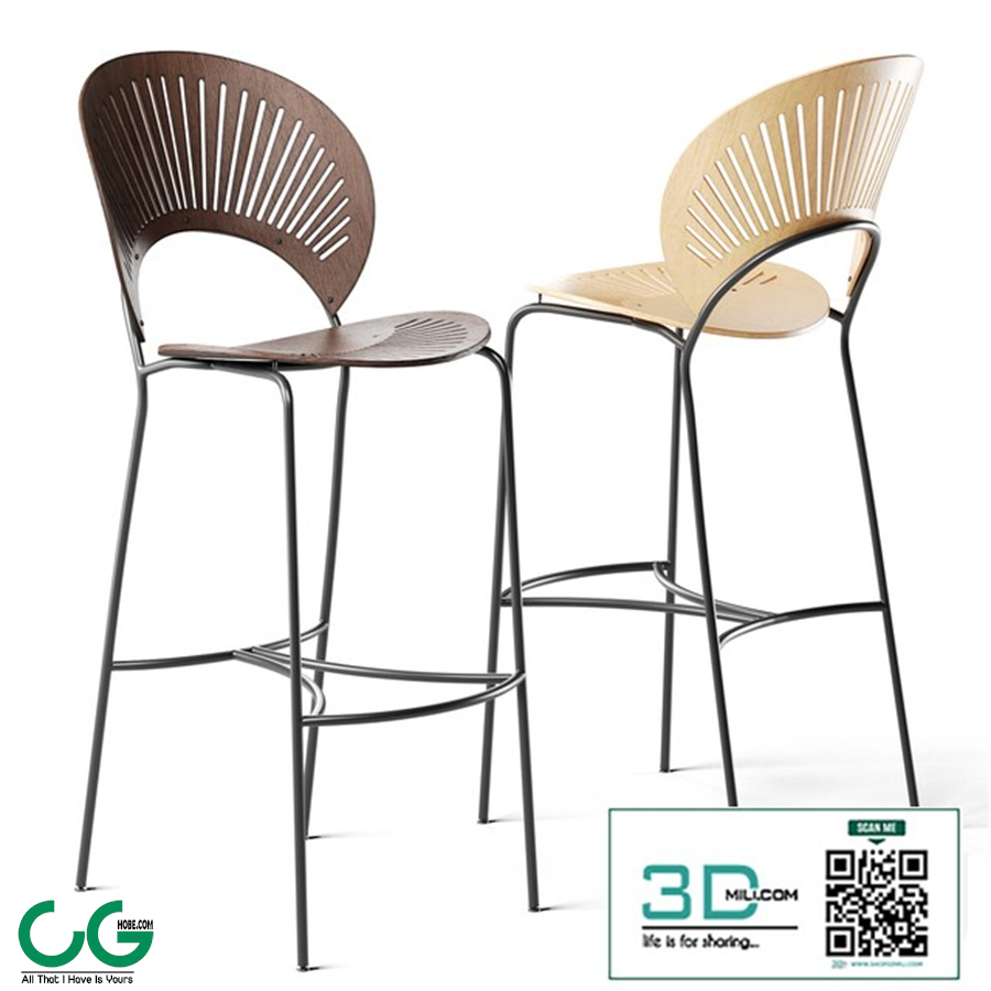Fredericia Trinidad bar stool