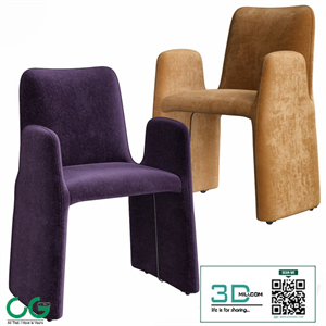 Epònimo NOVA OW CHAIR WITH ARMRESTS BY FEDERICO CARANDINI