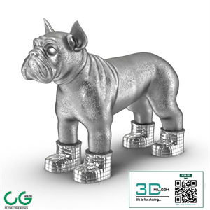 Silver French Bulldog