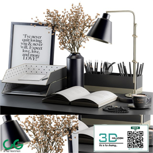 Decorative Set Reading Desk