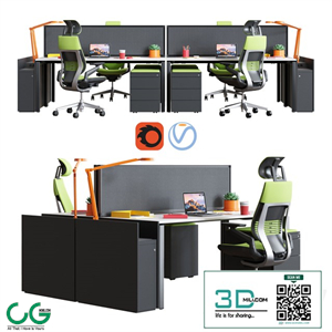 Steelcase - Office Table FrameOne Work Space