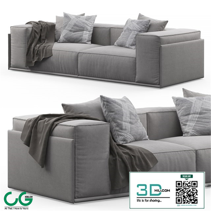 Roland 2-seat Sofa by Doimo Salotti