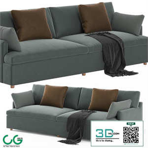 RH Cloud Track Arm Sofa