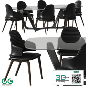 Reflex Vela Armchair and Angelo Segno 72 Dining Set