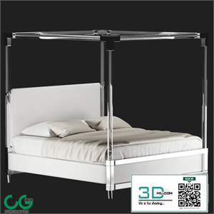 Acrylic Canopy Bed 