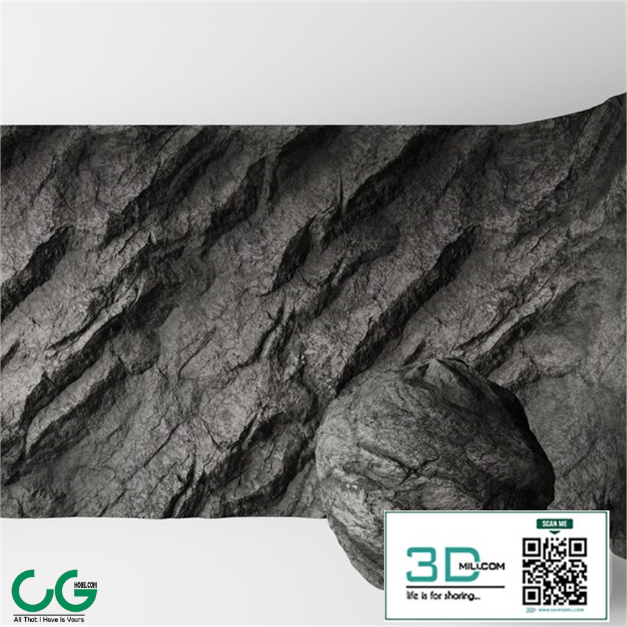 Rock cliff wall No. 3