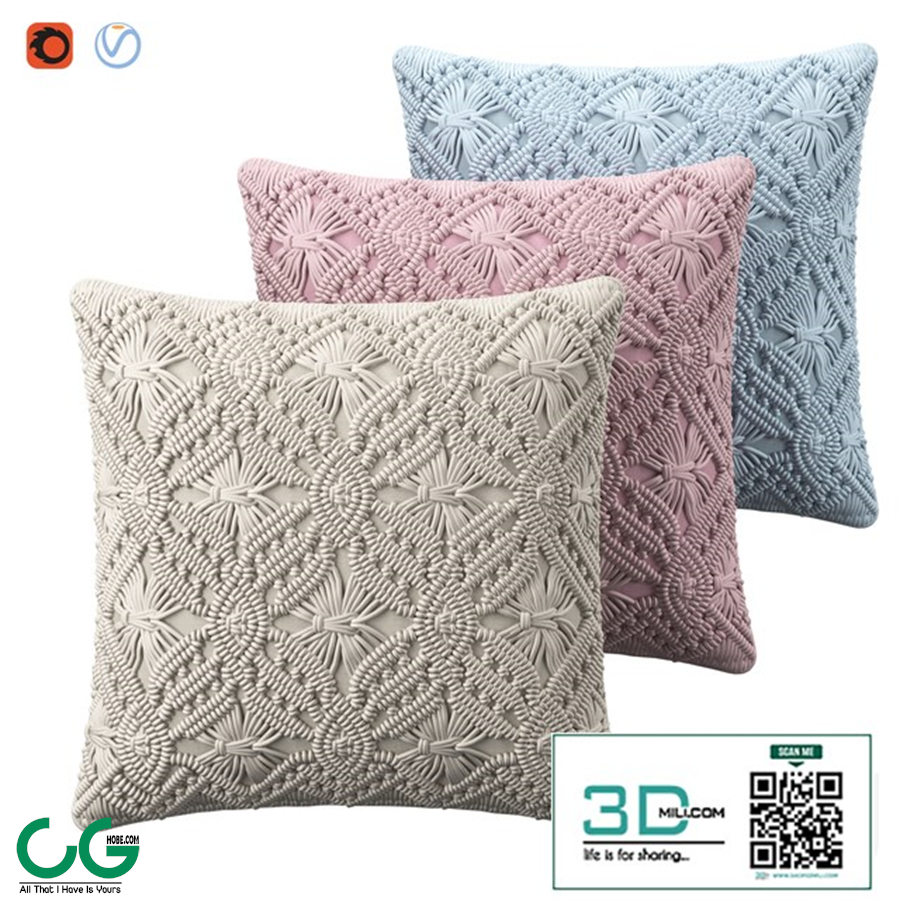 Knit cushion