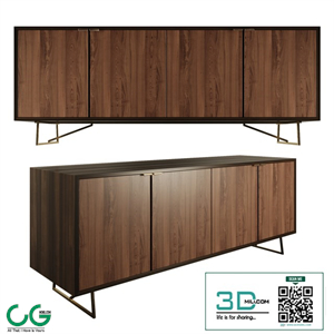 Madina walnut sideboard