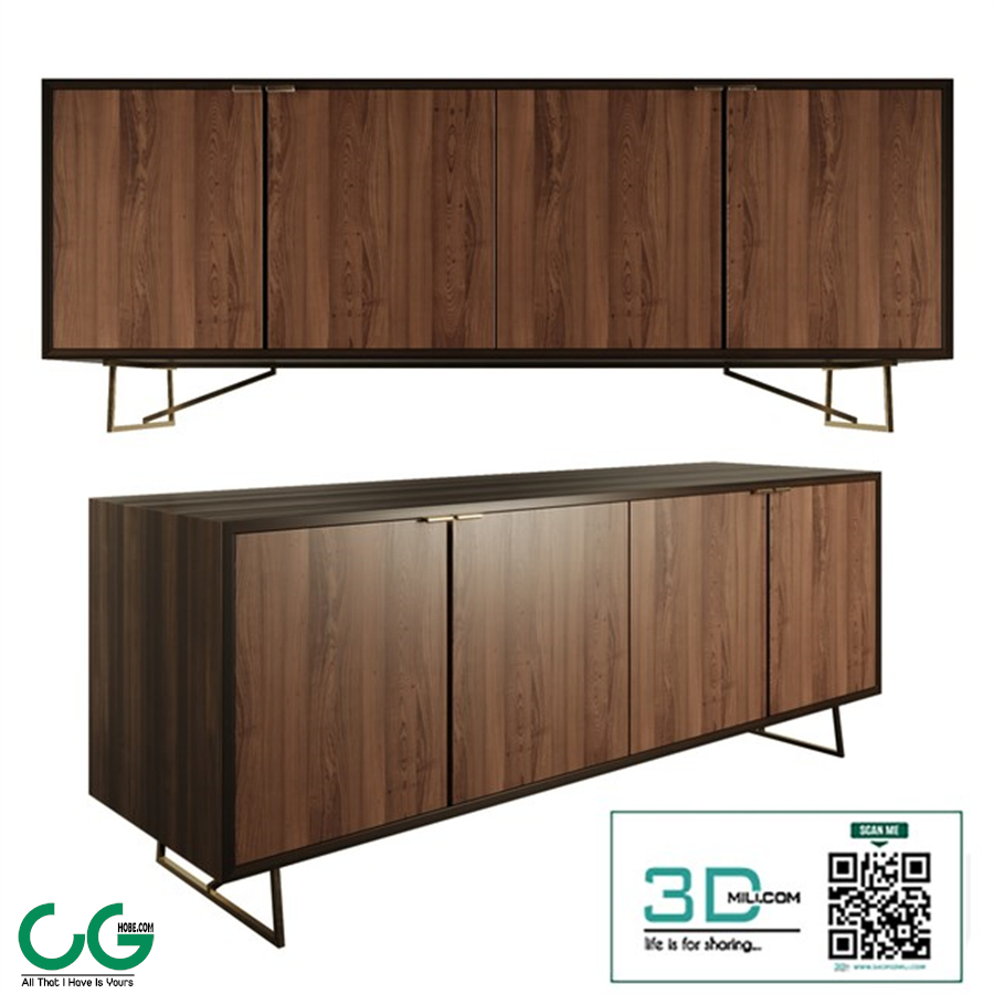 Madina walnut sideboard