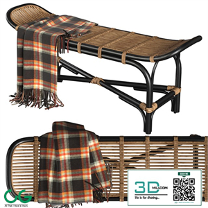 Bloomingville loue sofa rattan