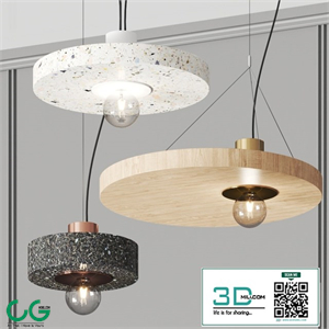 Dark Rond Pendant Lamps