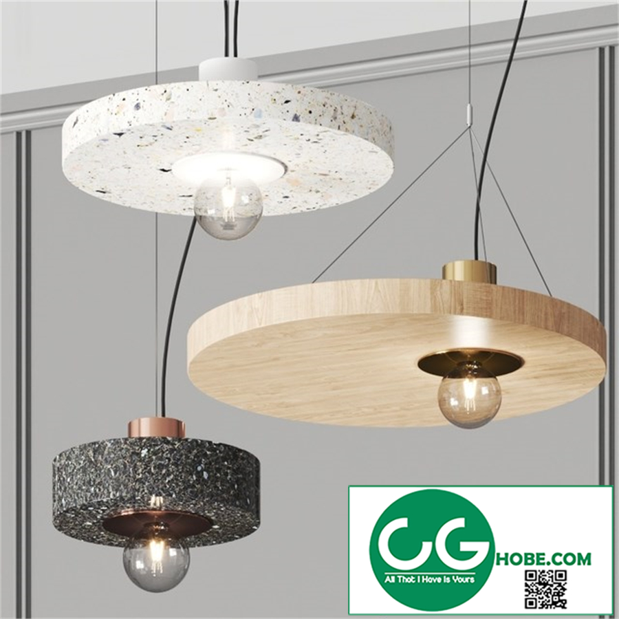 Dark Rond Pendant Lamps