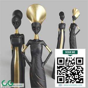 African Girls statuette