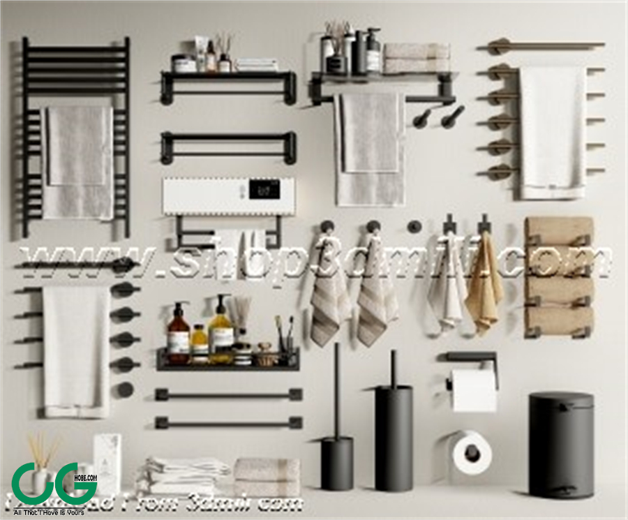 Bathroom Equipment 3dsmax File 96