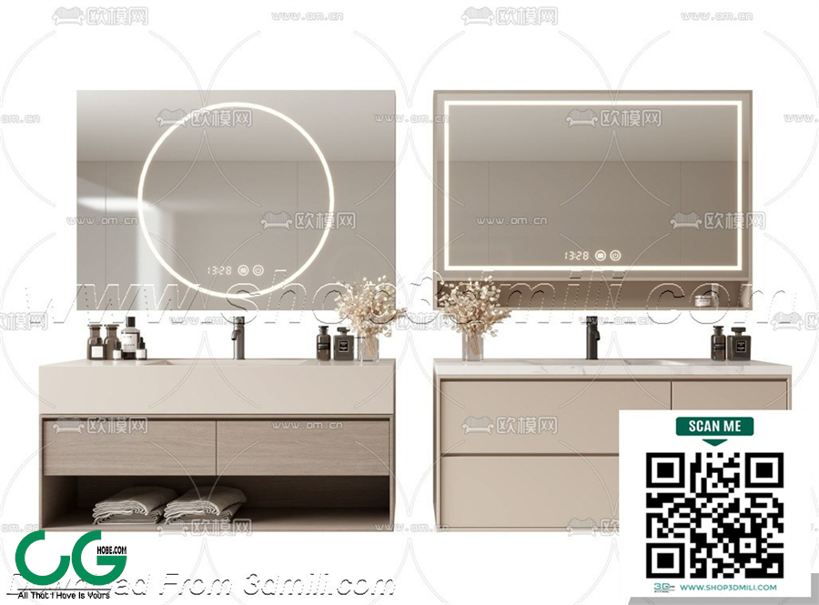 Bathroom Equipment 3dsmax File 110
