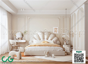 Modern Girl room kid room children room 80 3d model