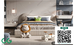 Modern boy room kid room children room 62 3d model