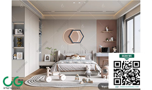 Modern Girl room kid room children room 77 3d model