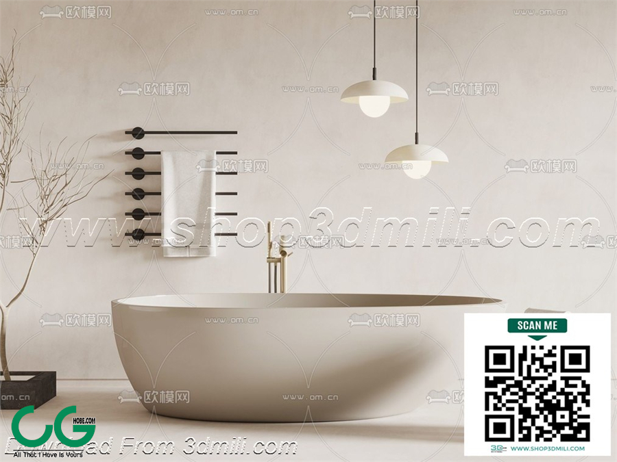 Bathroom Equipment 3dsmax File 98