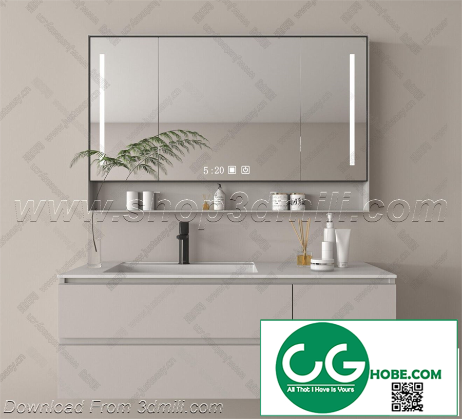 Bathroom Equipment 3dsmax File 123