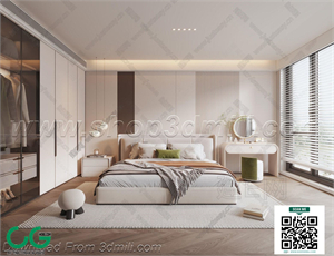 Modern Girl room kid room children room 67 3d model