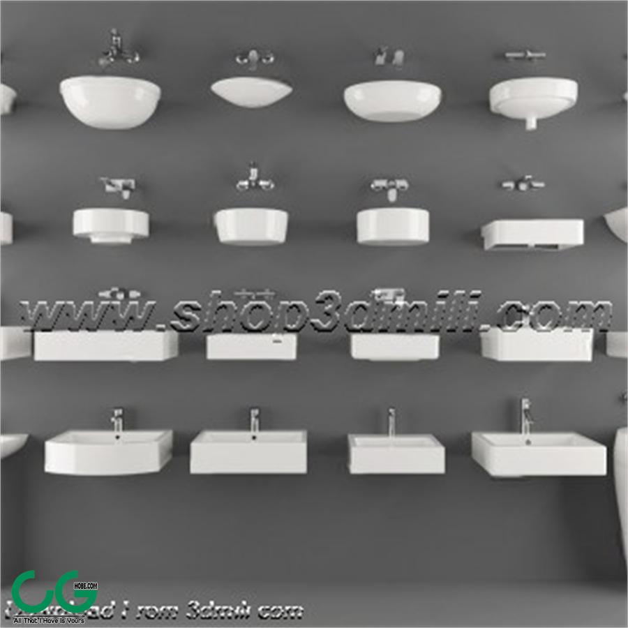 Bathroom Equipment 3dsmax File 141