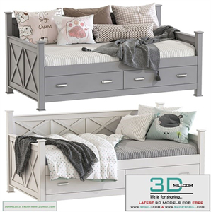Sofa bed Pasadena Twin Solid Wood Daybed