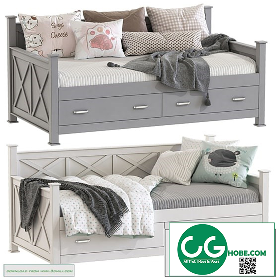Sofa bed Pasadena Twin Solid Wood Daybed
