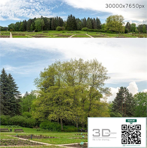 Panorama from the park v2. 30k