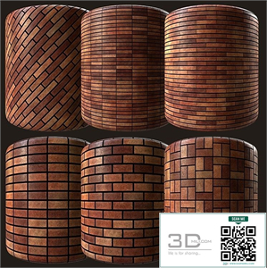 red rustic american brick 05