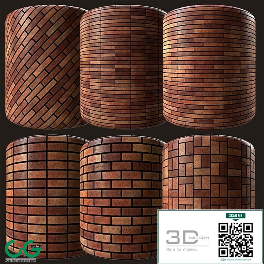 red rustic american brick 05