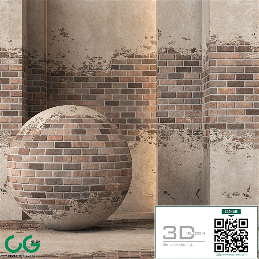Old Brick Texture 4K Seamless - Tileable