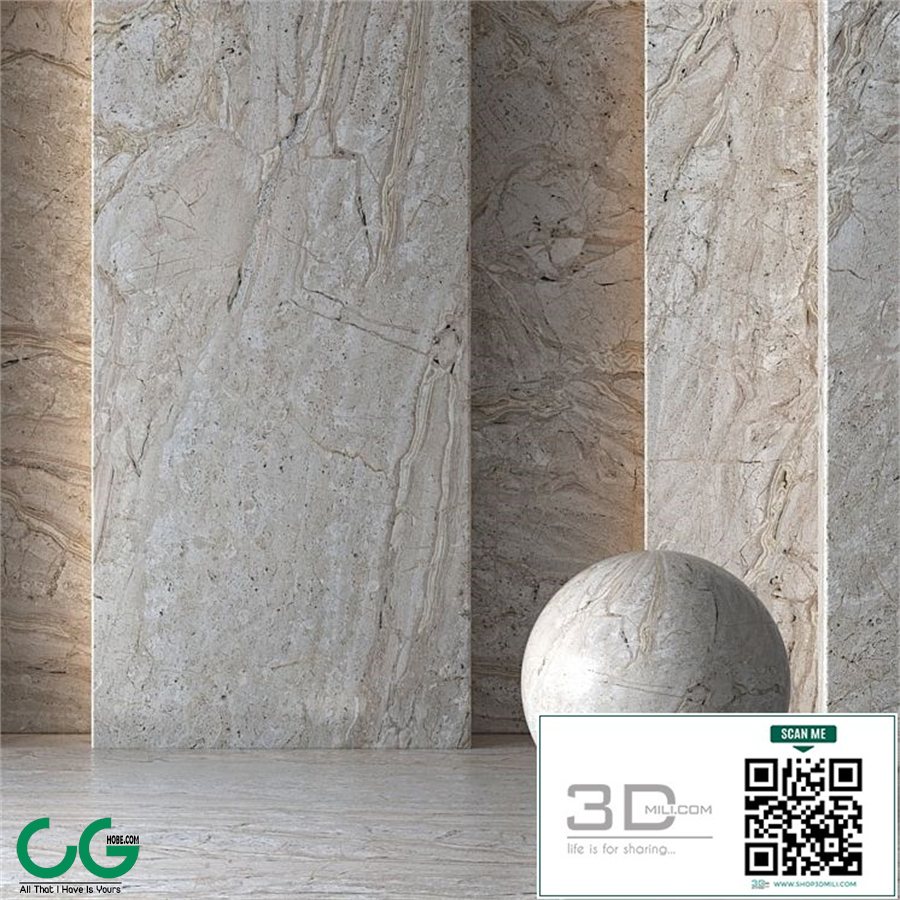 Cream Marble Material 8K (Seamless, Tileable) No 101