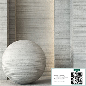 Decorative Wall Plaster Texture 4K - Seamless