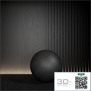Wood material is seamless. Dark, ebony.