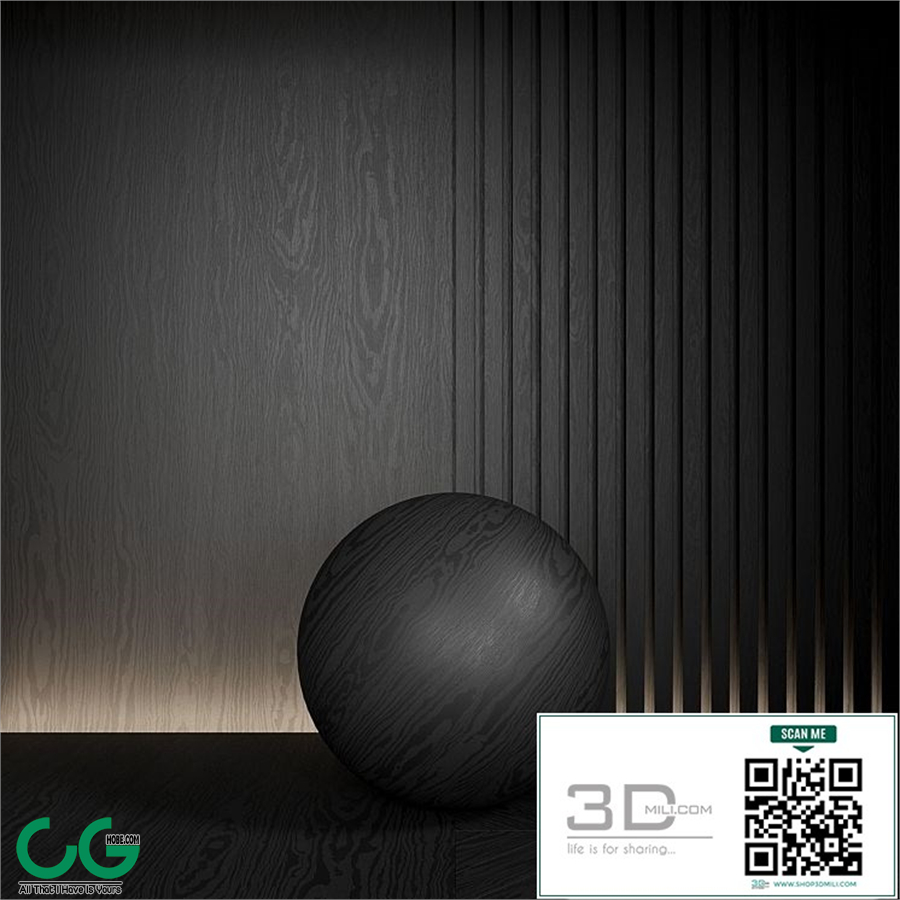 Wood material is seamless. Dark, ebony.